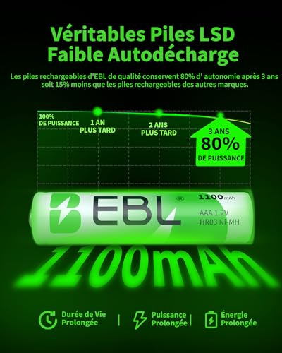 Pile Rechargeable 1.2v pas cher - Meilleures ofes sur le neuf et l'occasion